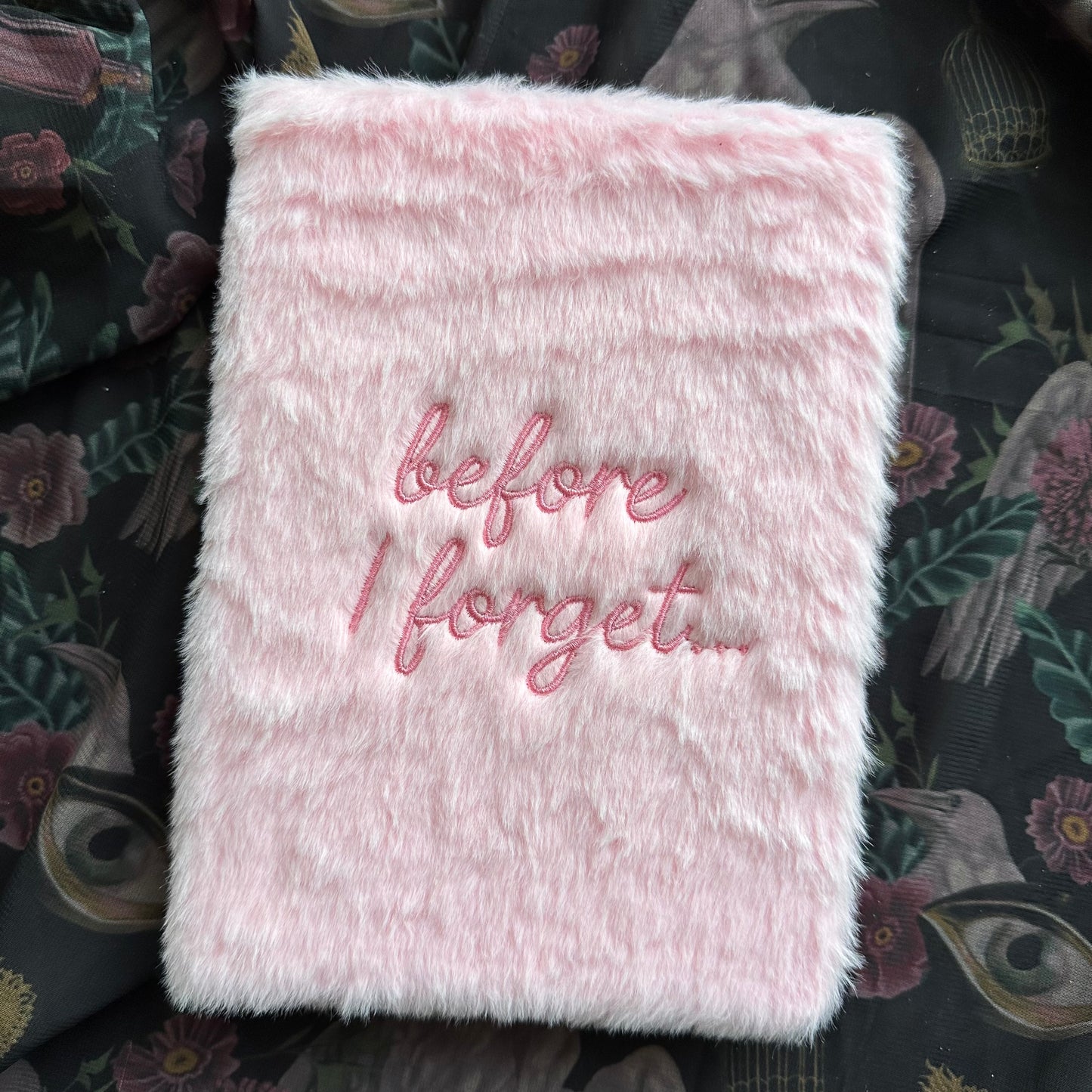 Quaderno Fluffy BEFORE I FORGET