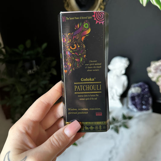 Incenso Animale Guida:Gufo-Patchouli