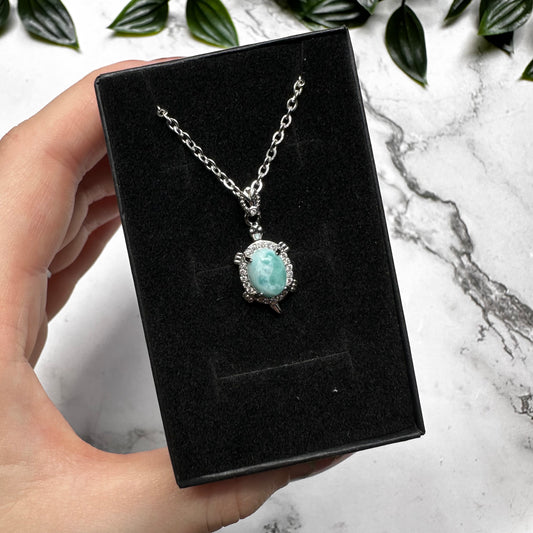 Collana Tartaruga in Larimar