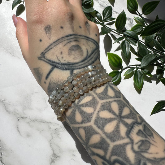 Bracciale in Pietra di Luna Argento