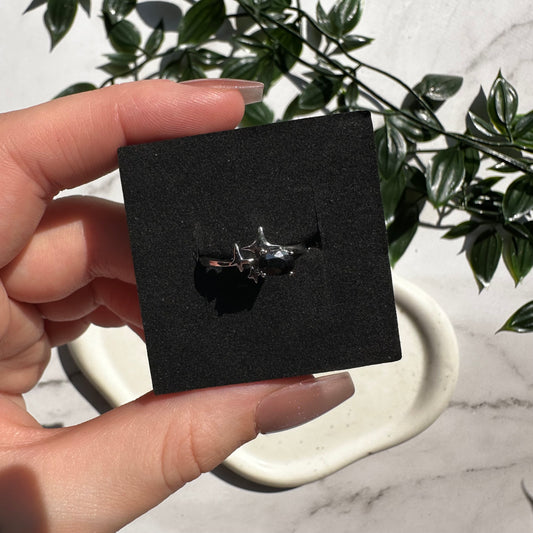 Anello Star Spinello Nero