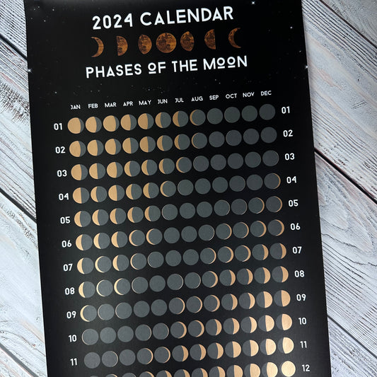 Calendario Fasi Lunari 2024