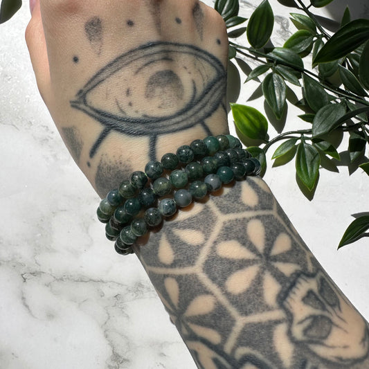 Bracciale in Agata Muschiata