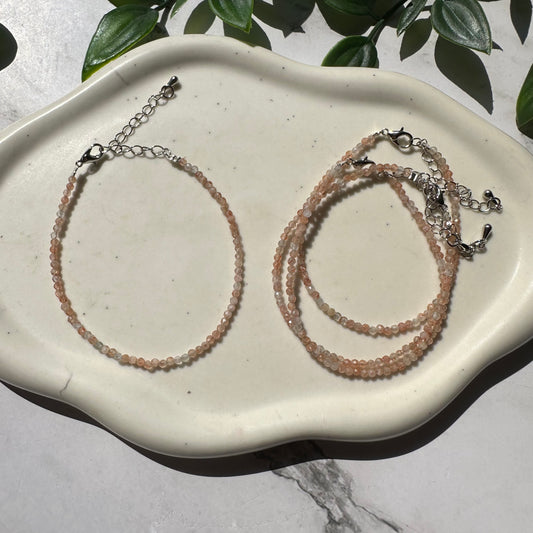 Bracciale sfaccettato in Pietra del Sole