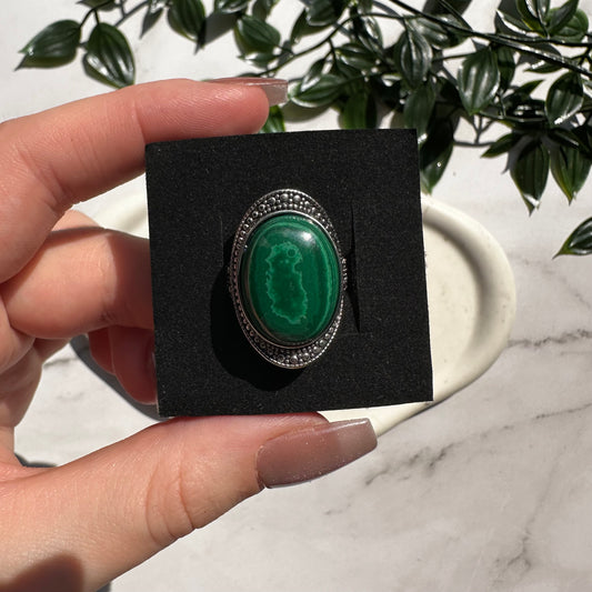 Anello Vintage Malachite