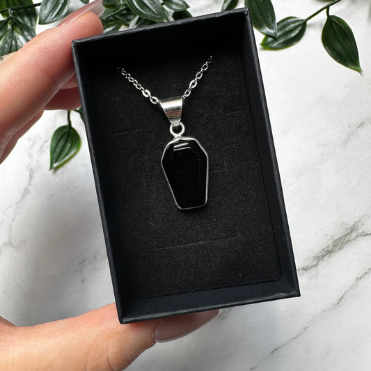 Collana Persefone in Onice Nero