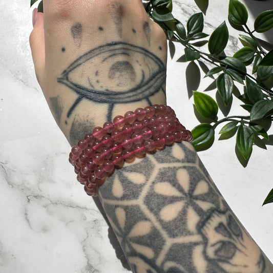 Bracciale Quarzo Fragola
